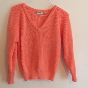 Vintage peach Shenanigans sweater